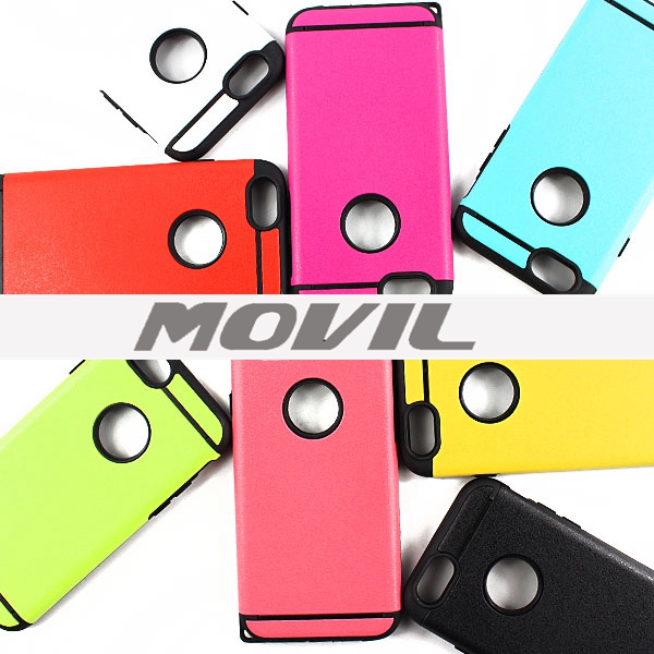 NP-2437 2 en 1 tpu    pc funda  para Apple iPhone 6-18